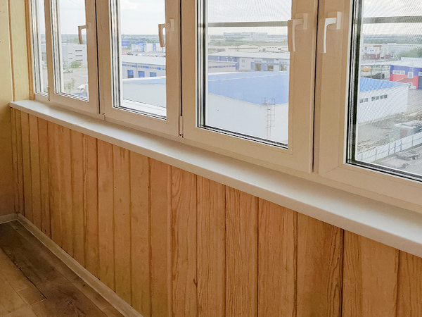 Внутренняя отделка балконов и лоджий